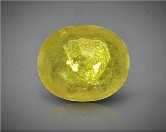 Natural Heated & Treated Yellow Sapphire Certified 6.69 (CTS) ( 88625 ) (D)